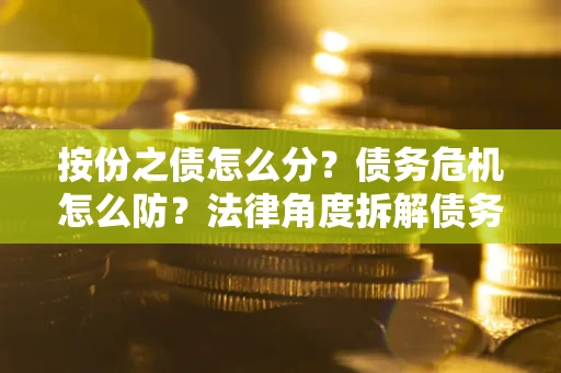 武汉按份之债怎么分？债务危机怎么防？法律角度拆解债务分配与风险自保指南