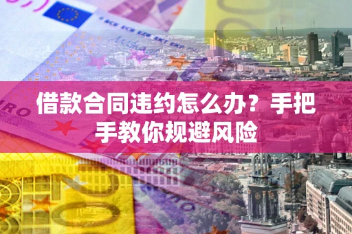 武汉借款合同违约怎么办？手把手教你规避风险