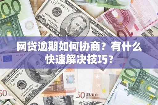 武汉网贷逾期如何协商？有什么快速解决技巧？