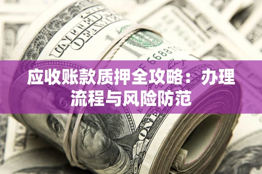 武汉应收账款质押全攻略：办理流程与风险防范