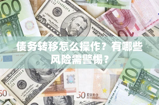 武汉债务转移怎么操作？有哪些风险需警惕？