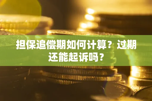 武汉担保追偿期如何计算？过期还能起诉吗？