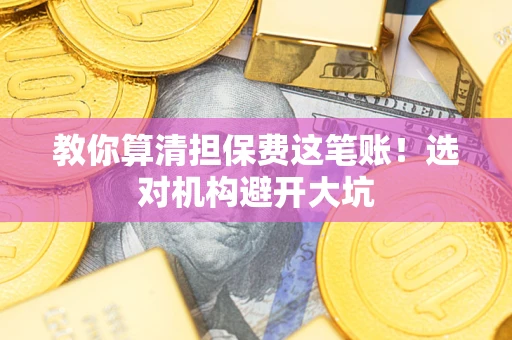 武汉教你算清担保费这笔账！选对机构避开大坑