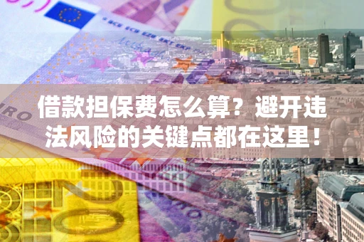 武汉借款担保费怎么算？避开违法风险的关键点都在这里！